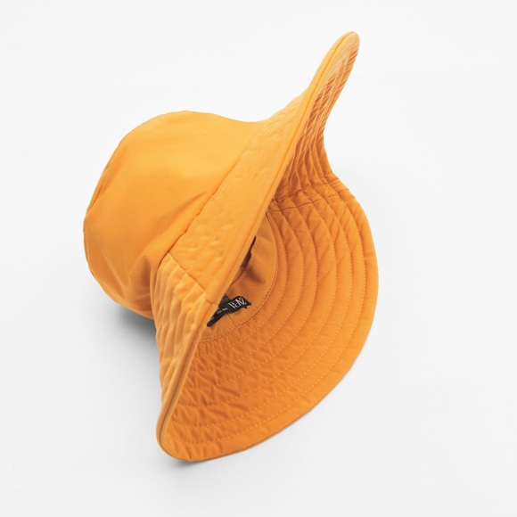Zara Accessories Zara Mustard Topstitched Bucket Hat Size S M